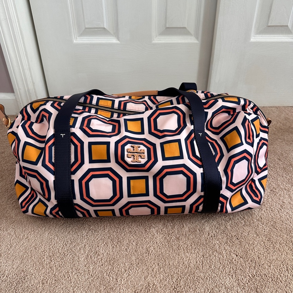 Tori Burch Octagon Pattern Weekend Duffle
